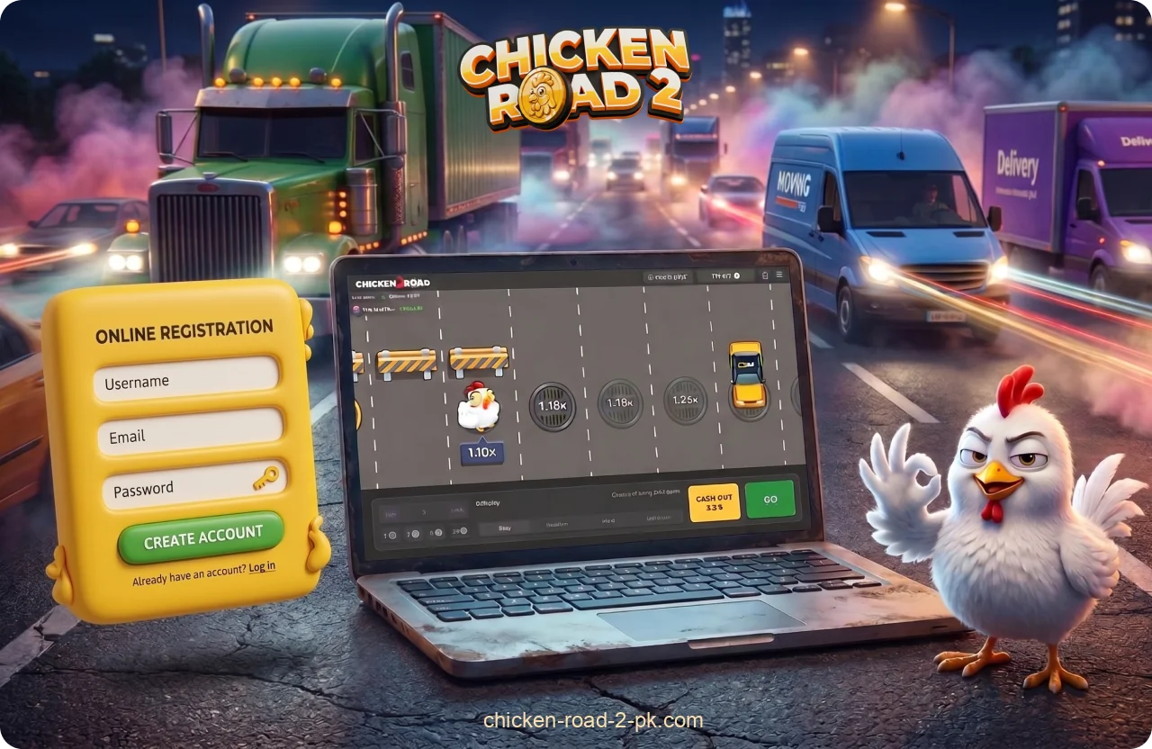 To start playing Chicken Road 2, you need to register and make a deposit
